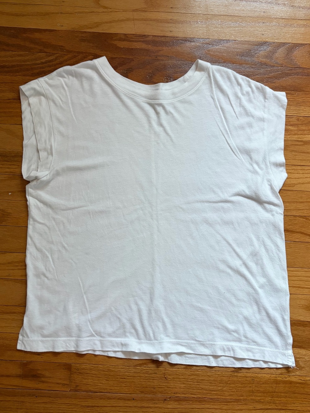 a new day white tshirt